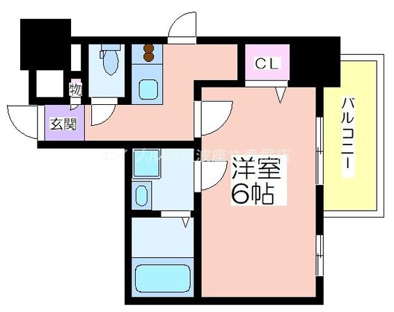 エスリード阿波座プライムコートの物件間取画像